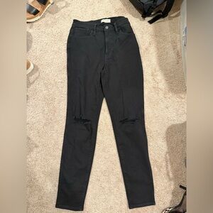 Madewell Black Denim Jeans size 31